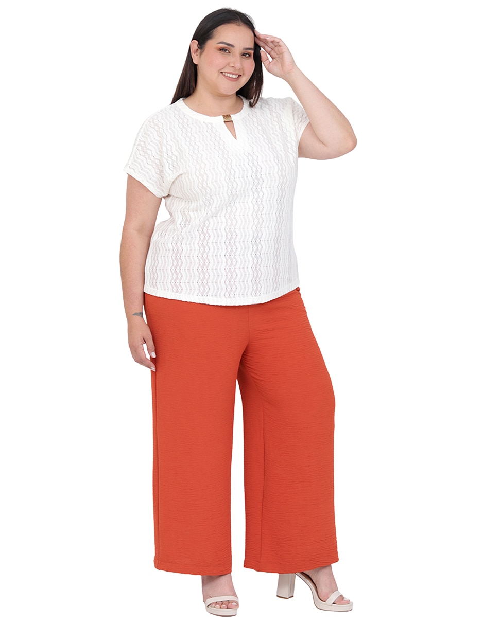 Blusa Cariló manga corta para mujer