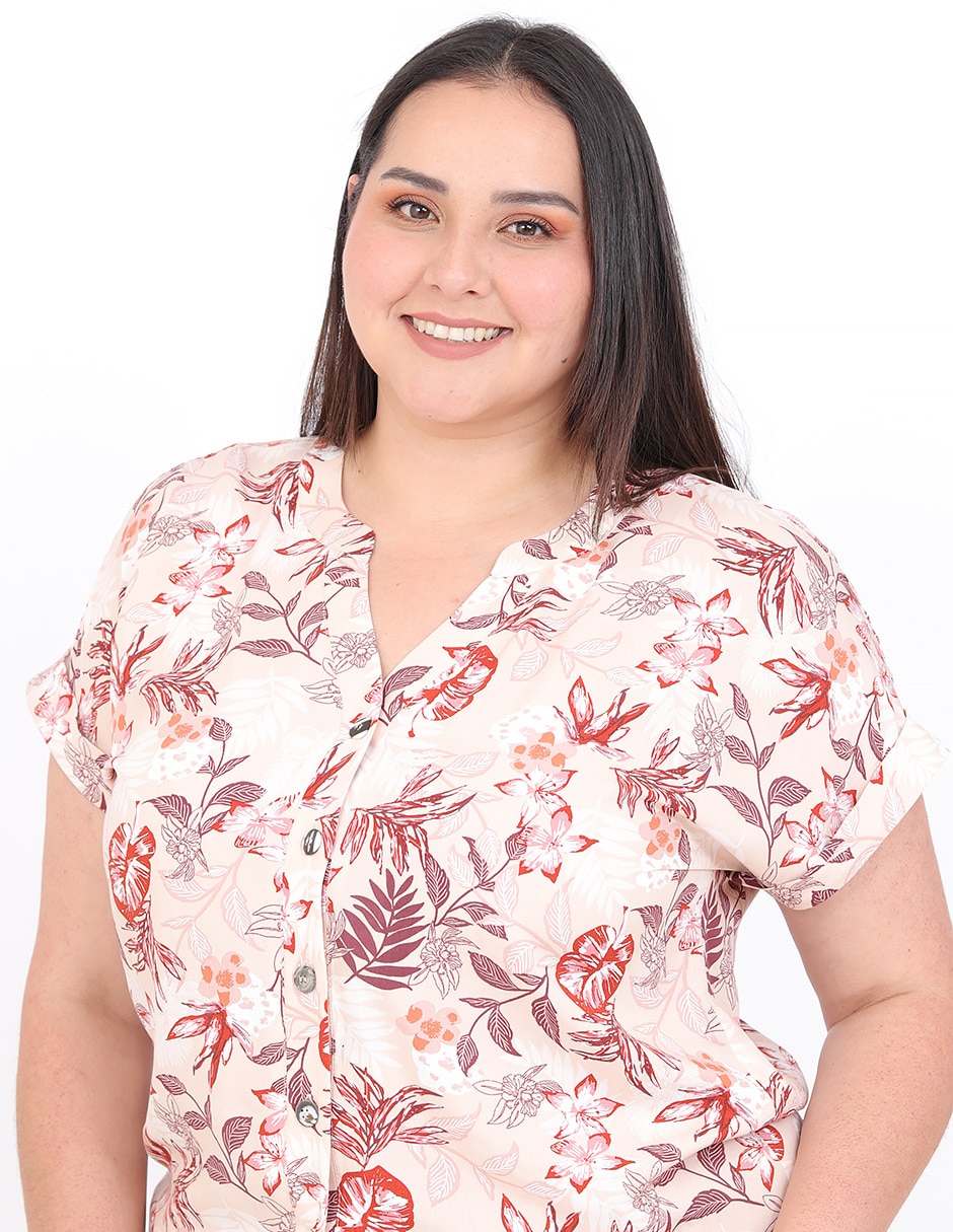 Blusa Cariló manga corta para mujer