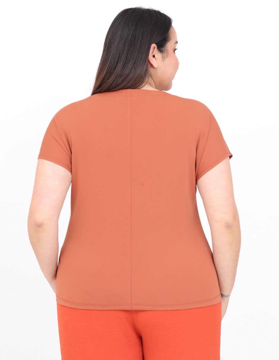 Blusa Cariló manga corta para mujer