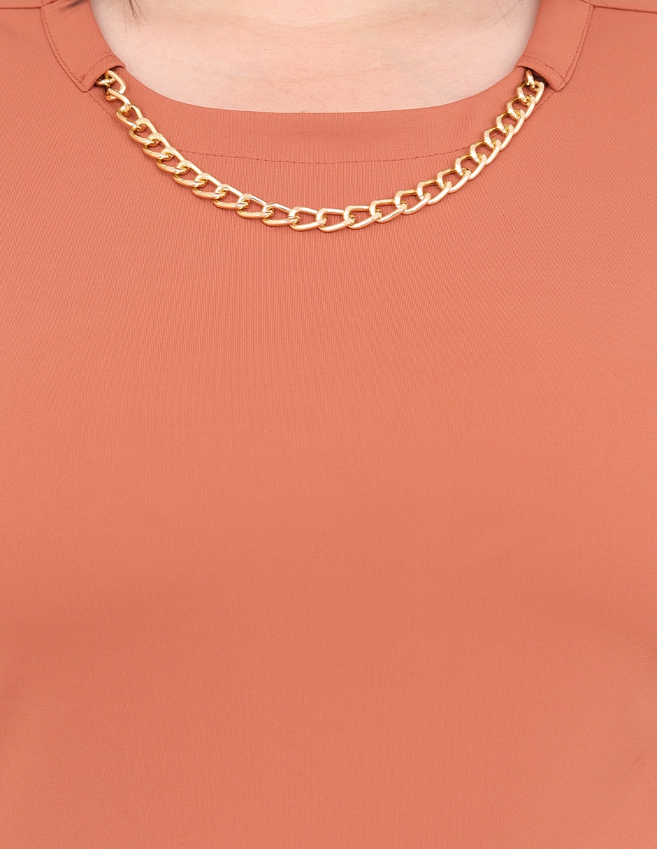Blusa Cariló manga corta para mujer