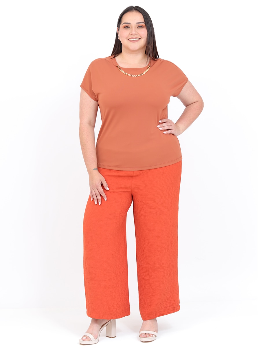 Blusa Cariló manga corta para mujer