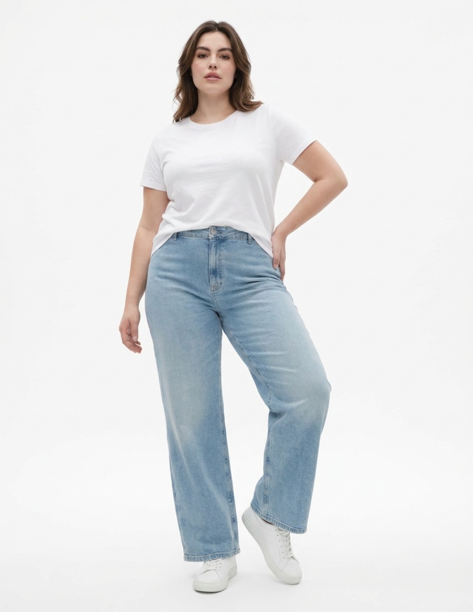 Jeans straight para mujer 3