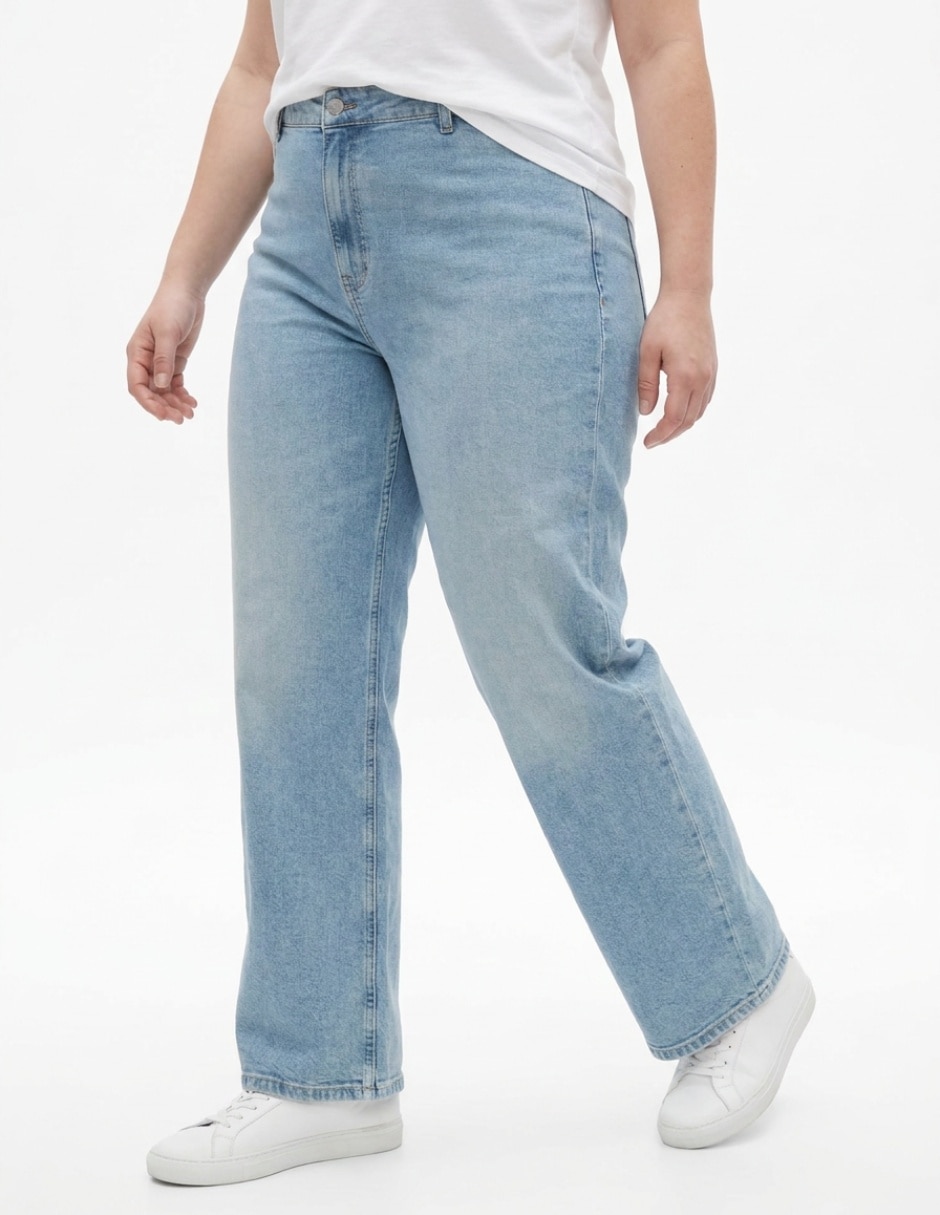 Jeans straight para mujer 4