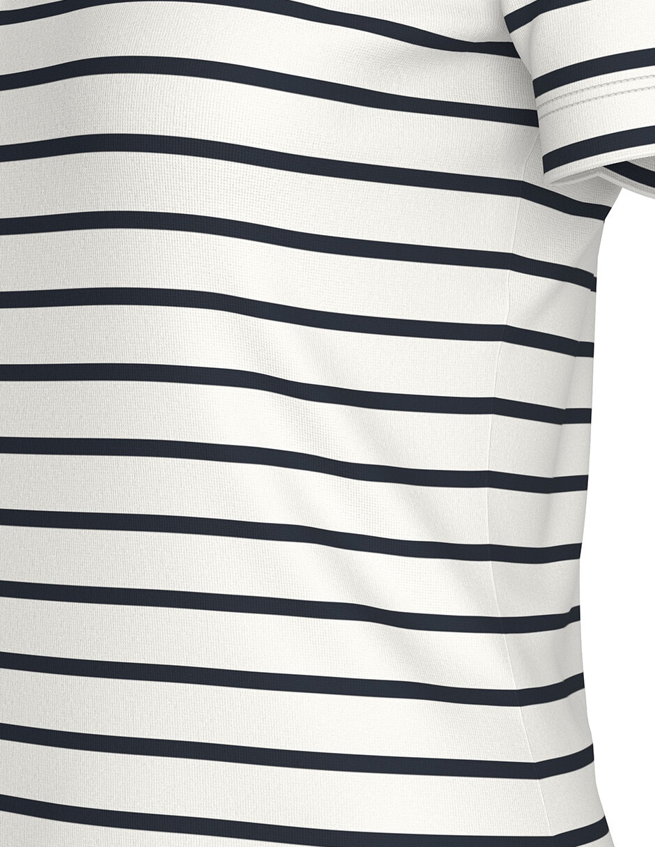 Playera manga corta cuello redondo para mujer 3