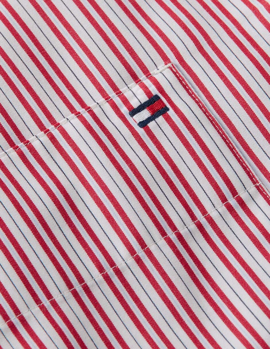 Blusa tommy plus manga larga para mujer