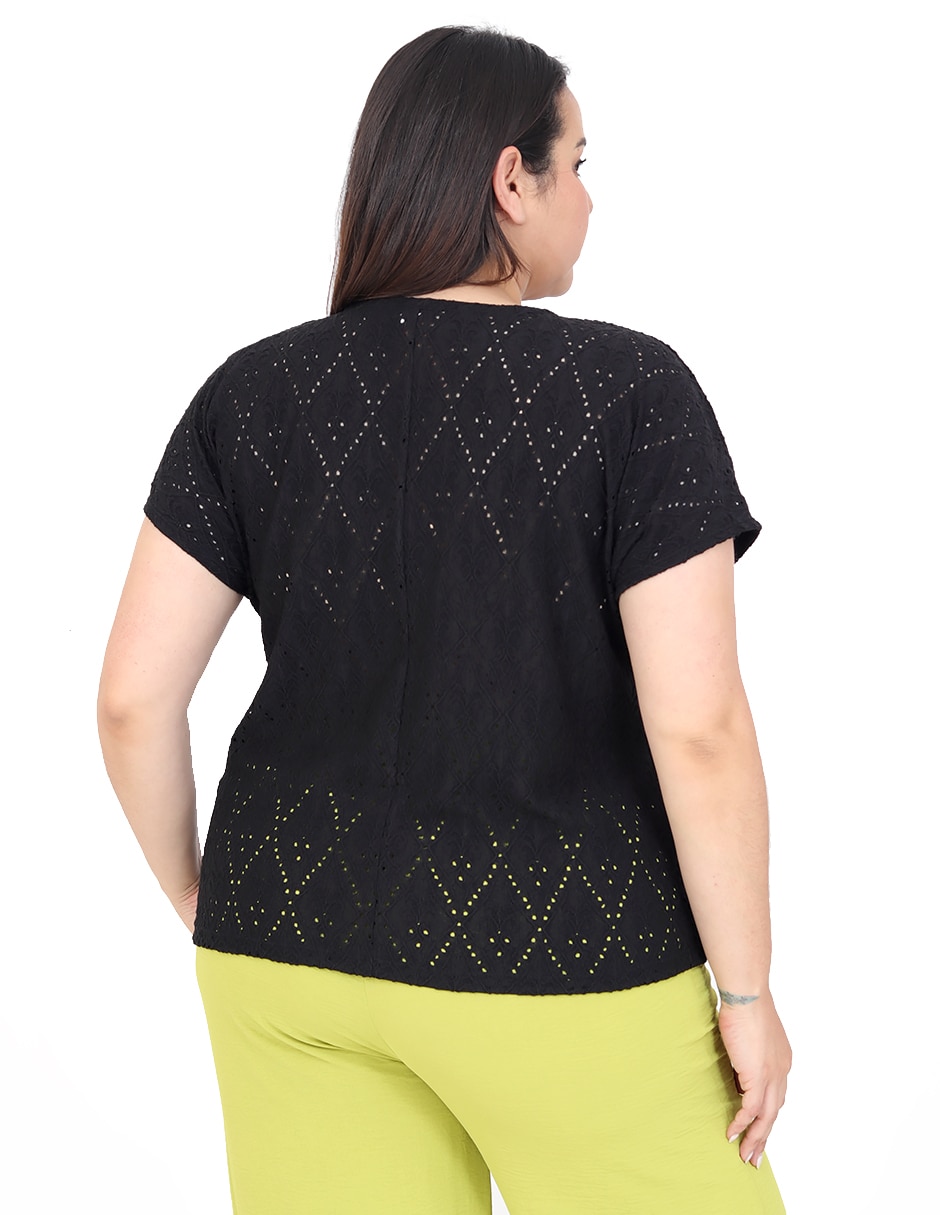 Blusa Cariló manga corta para mujer 3