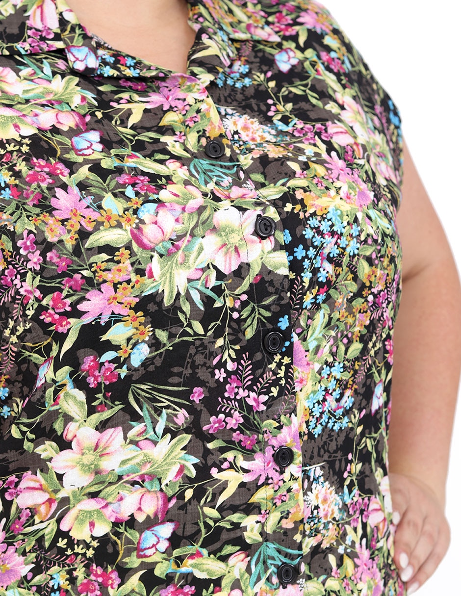 Blusa Cariló manga corta para mujer 2