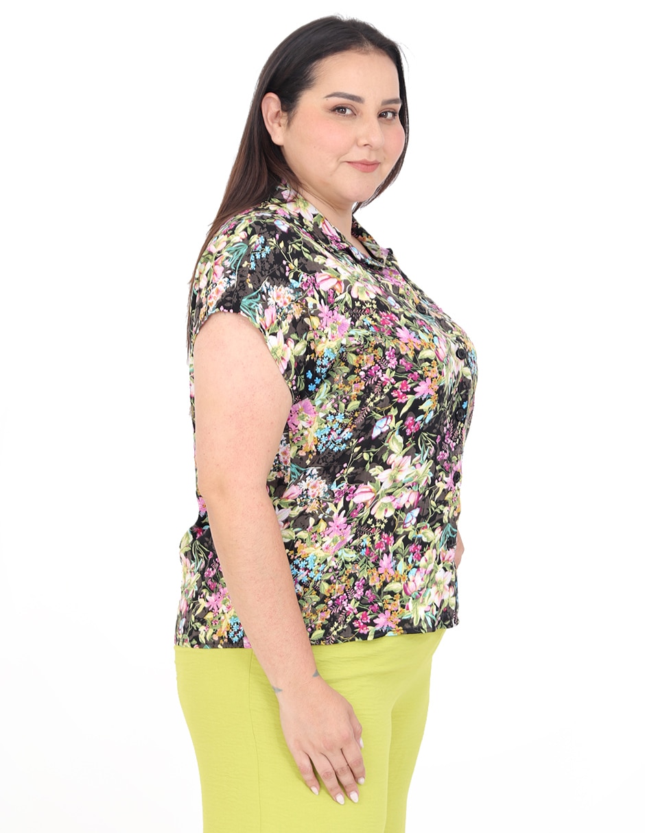 Blusa Cariló manga corta para mujer 3