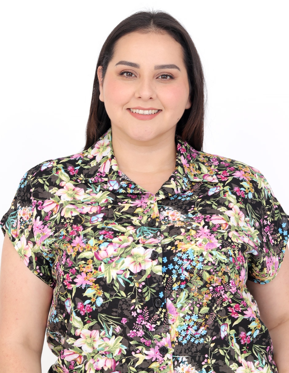 Blusa Cariló manga corta para mujer 6