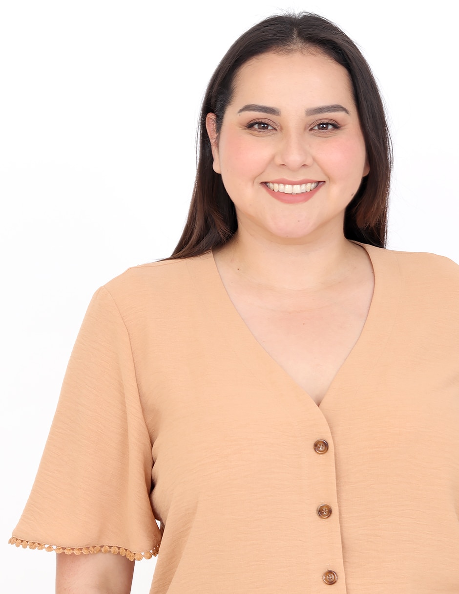 Blusa manga corta para mujer 2