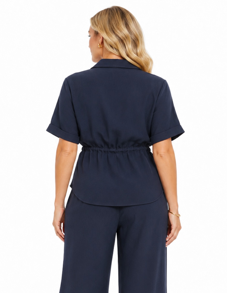 Blusa manga al codo para mujer 5