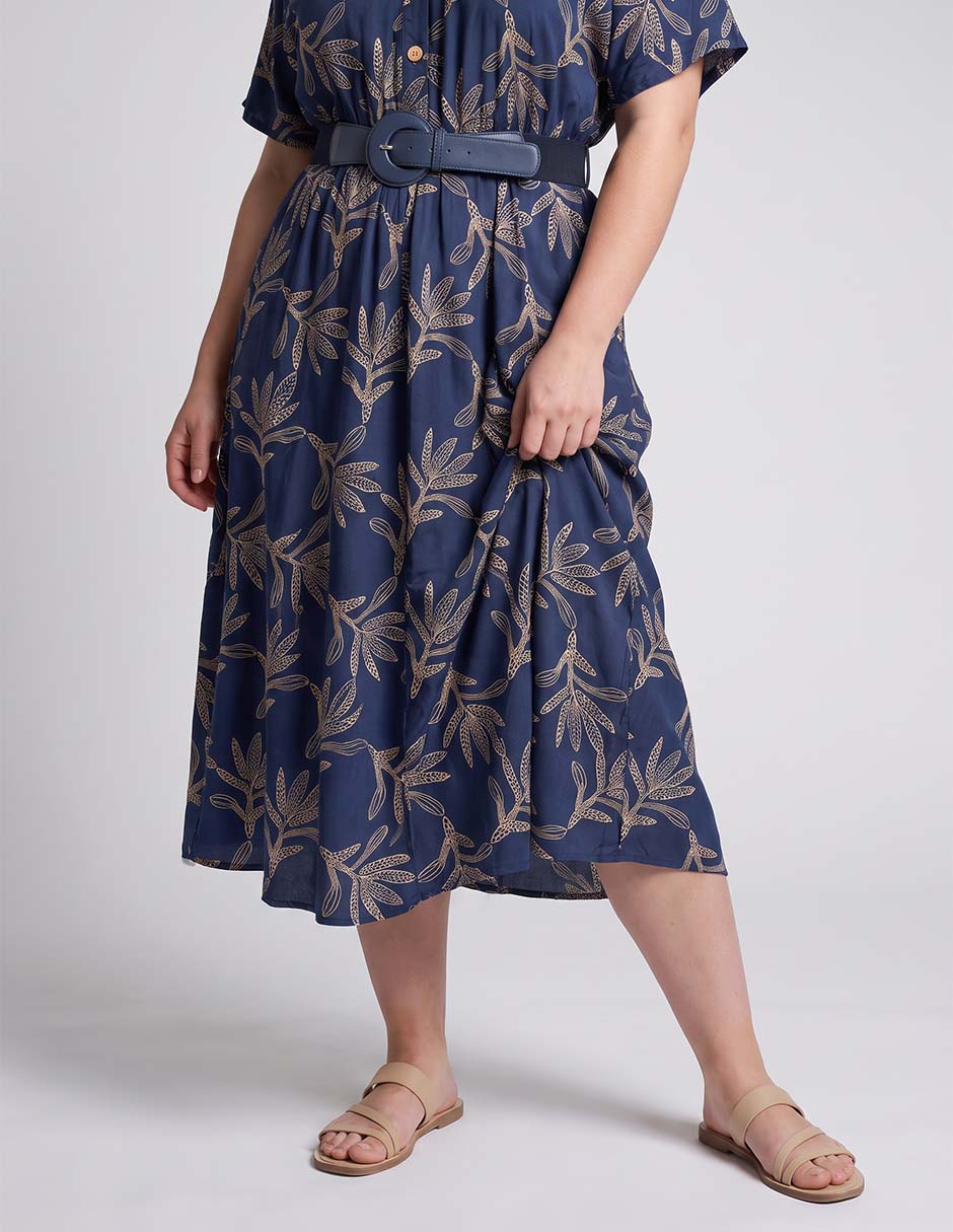 Vestido a la rodilla casual para mujer 2