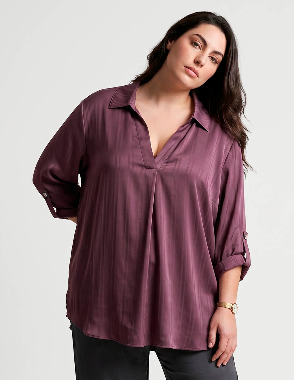 Blusa manga 3/4 para mujer Blusa manga 3/4 para mujer