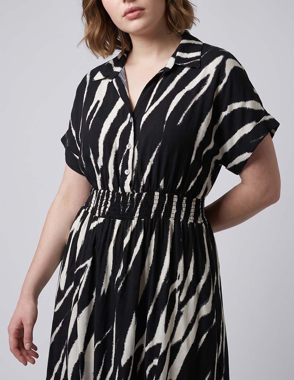 Vestido crop casual Davinchy para mujer