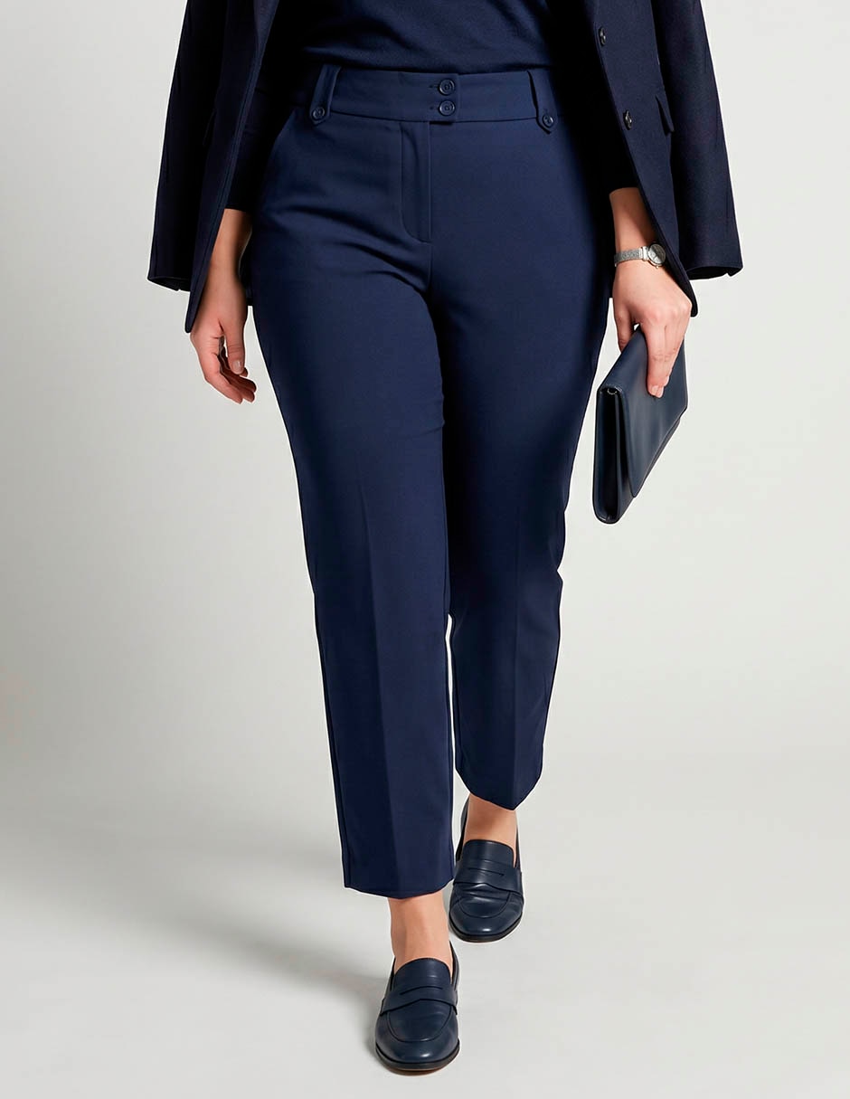 Pantalón de vestir slim para mujer Pantalón de vestir slim para mujer