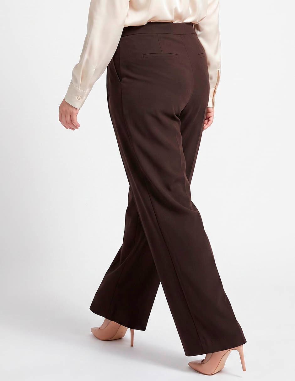 Pantalón regular ivonne plus amplio para mujer