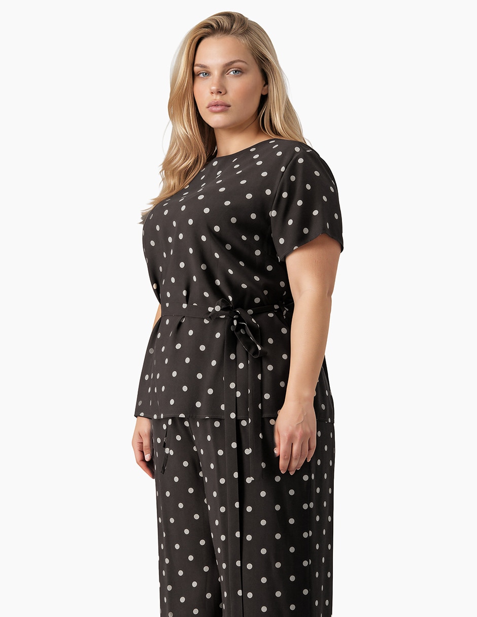Blusa manga corta para mujer 3