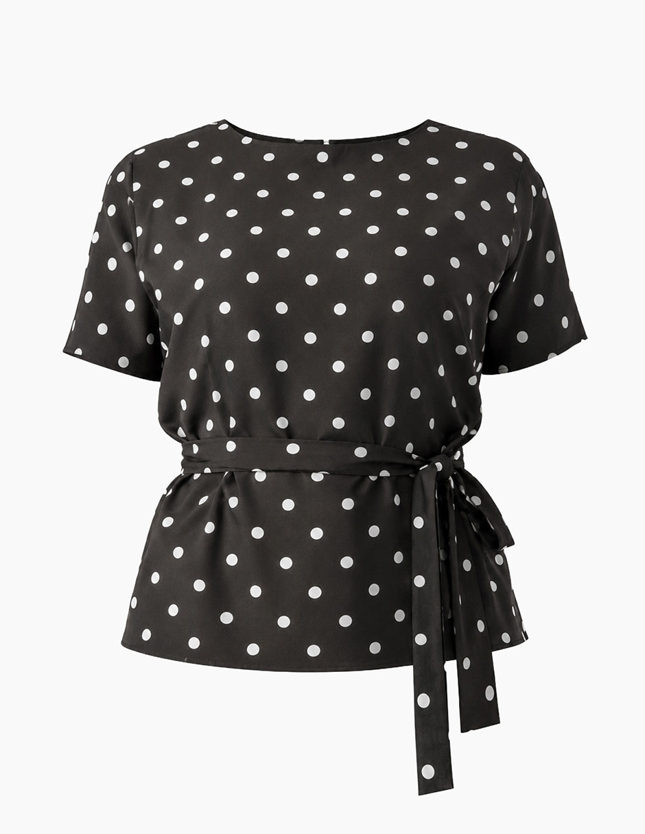 Blusa manga corta para mujer 6