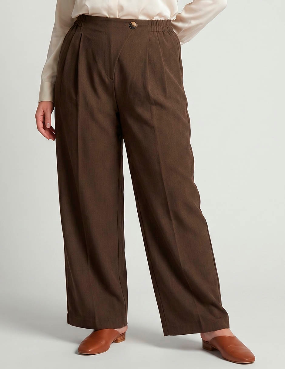Pantalón easy pant wide leg para mujer Pantalón easy pant wide leg para mujer