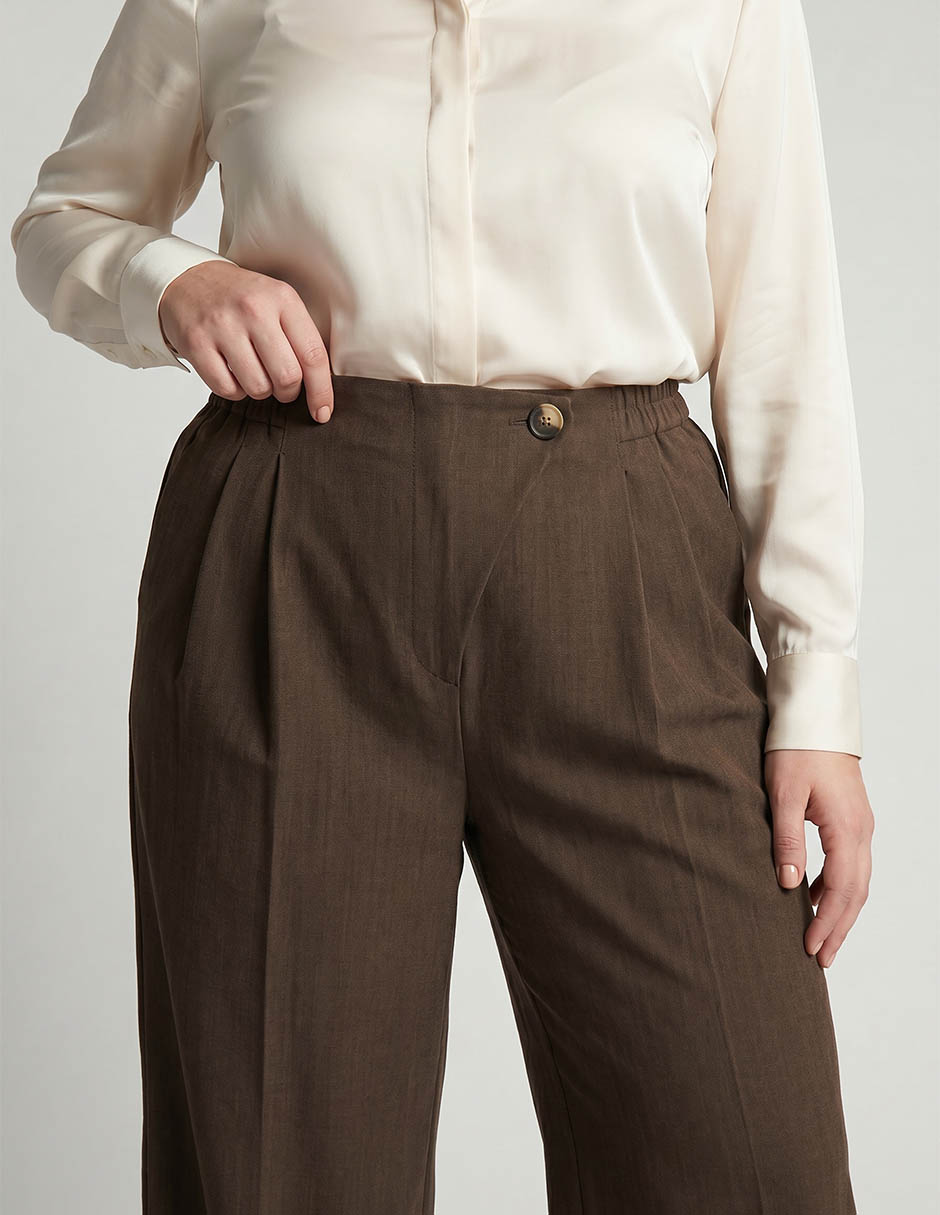 Pantalón easy pant wide leg para mujer 3