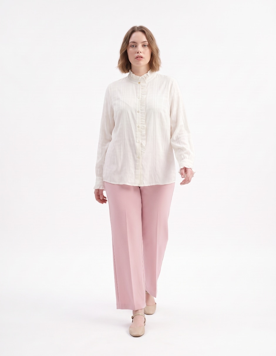 Blusa manga larga para mujer 3
