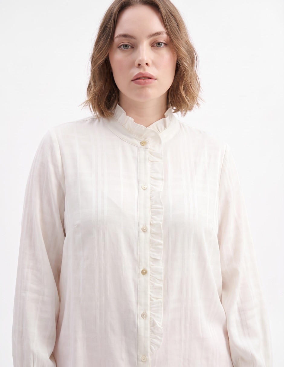 Blusa manga larga para mujer 4