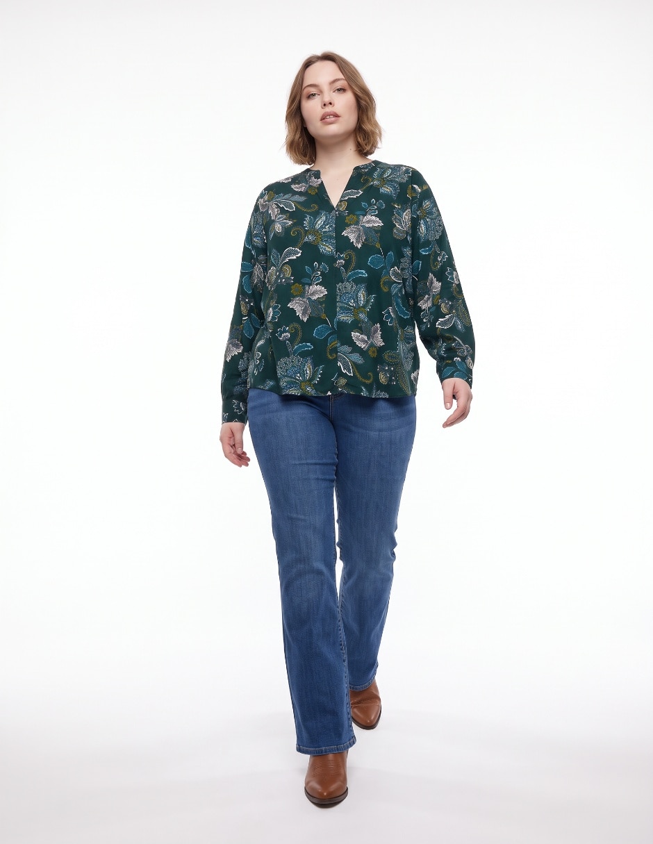 Blusa manga larga para mujer 3
