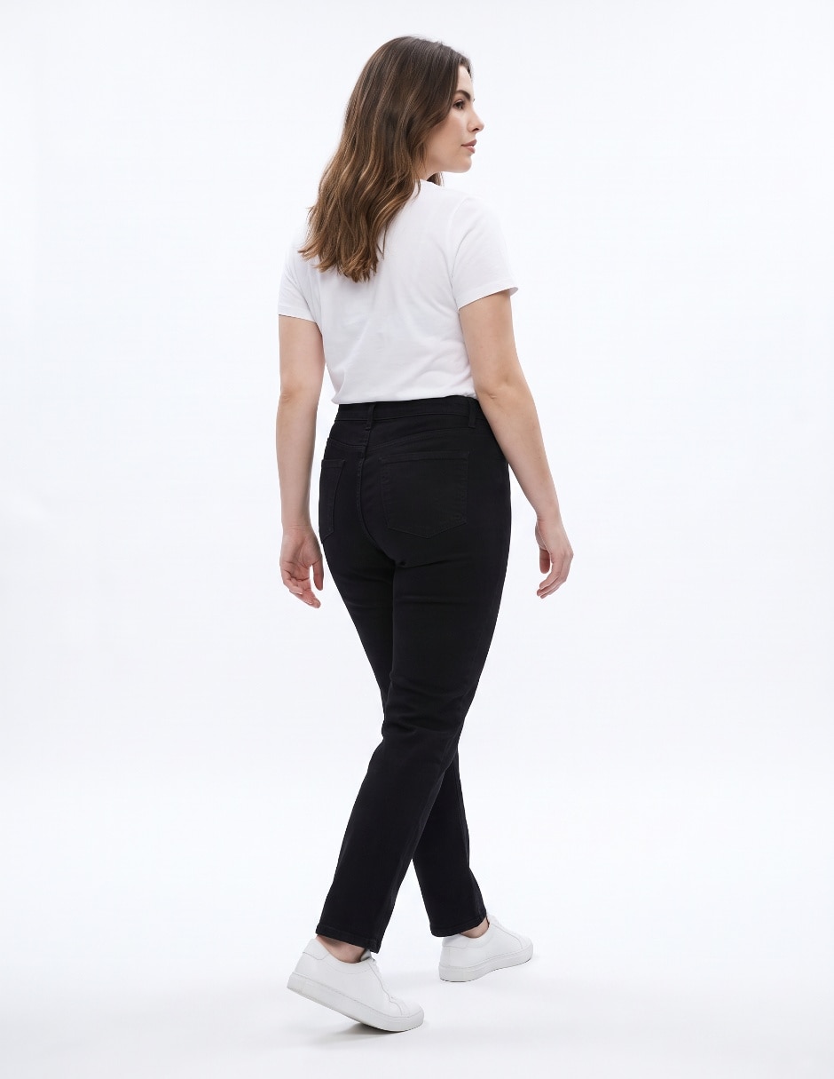 Jeans straight para mujer 2
