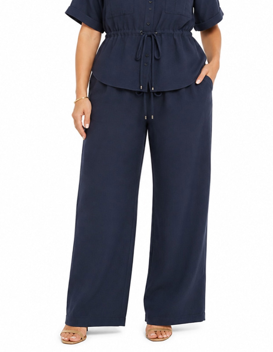 Pantalón relaxed amplio para mujer 1