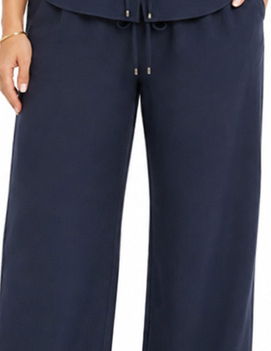 Pantalón relaxed amplio para mujer 4