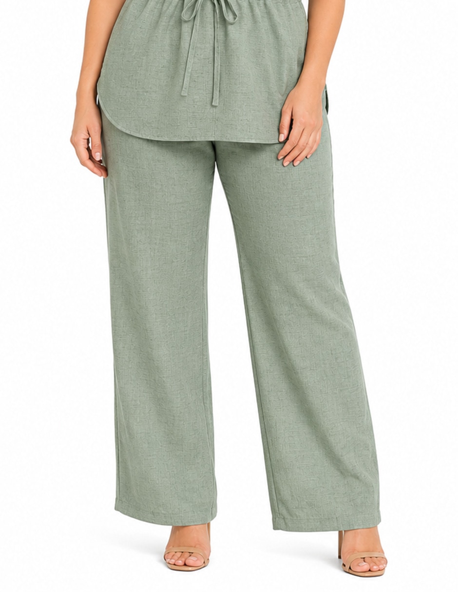 Pantalón relaxed otoño amplio para mujer 1