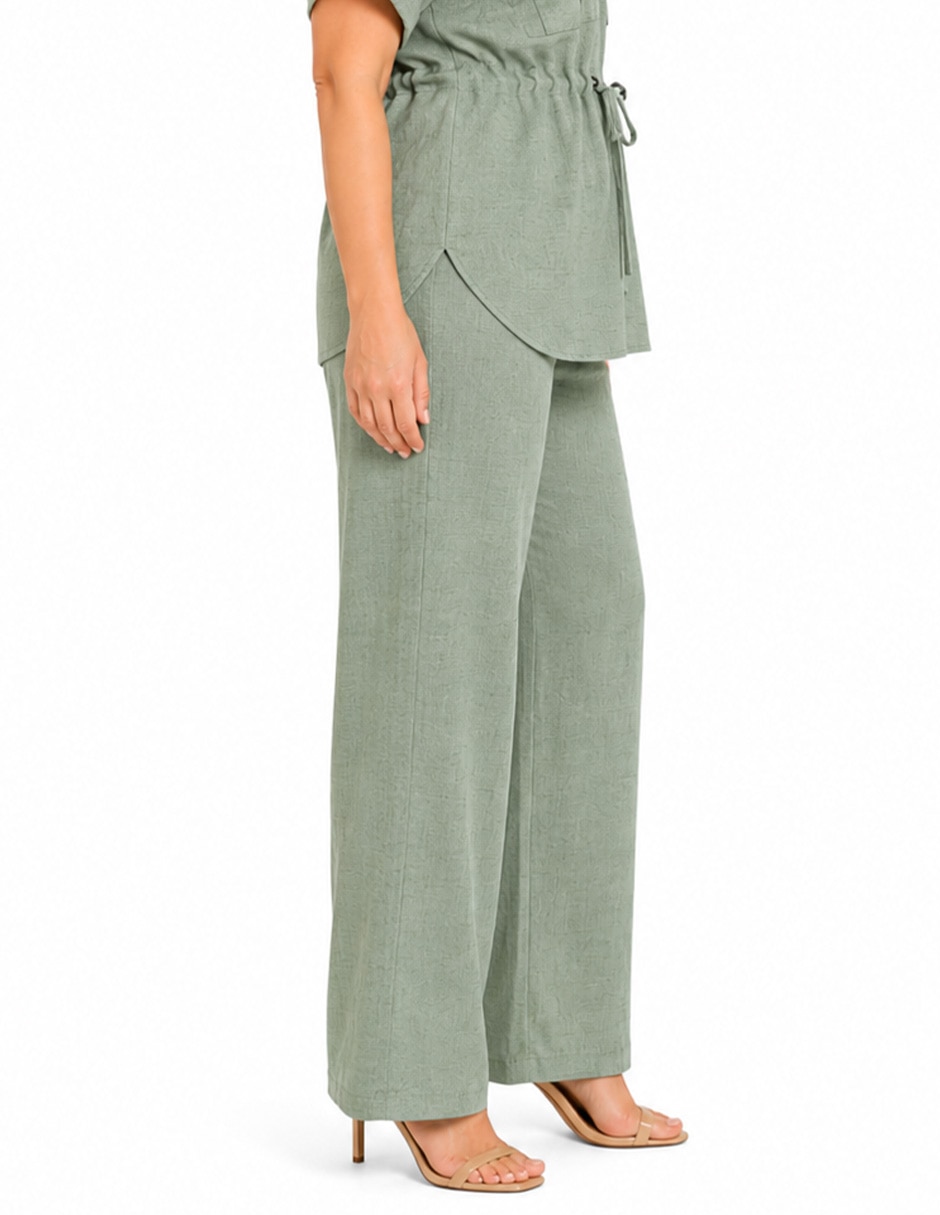 Pantalón relaxed otoño amplio para mujer 3