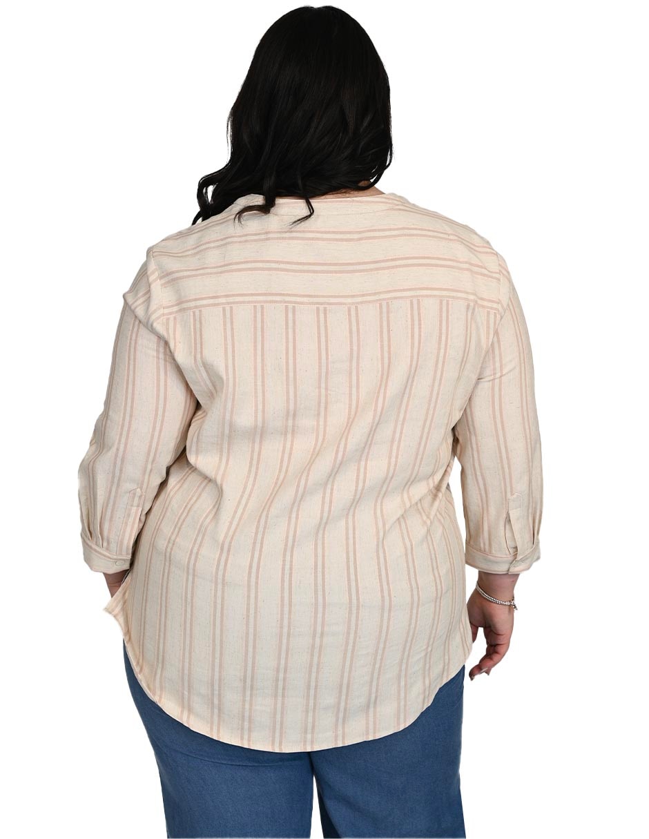 Blusa izamar manga 3/4 para mujer 3