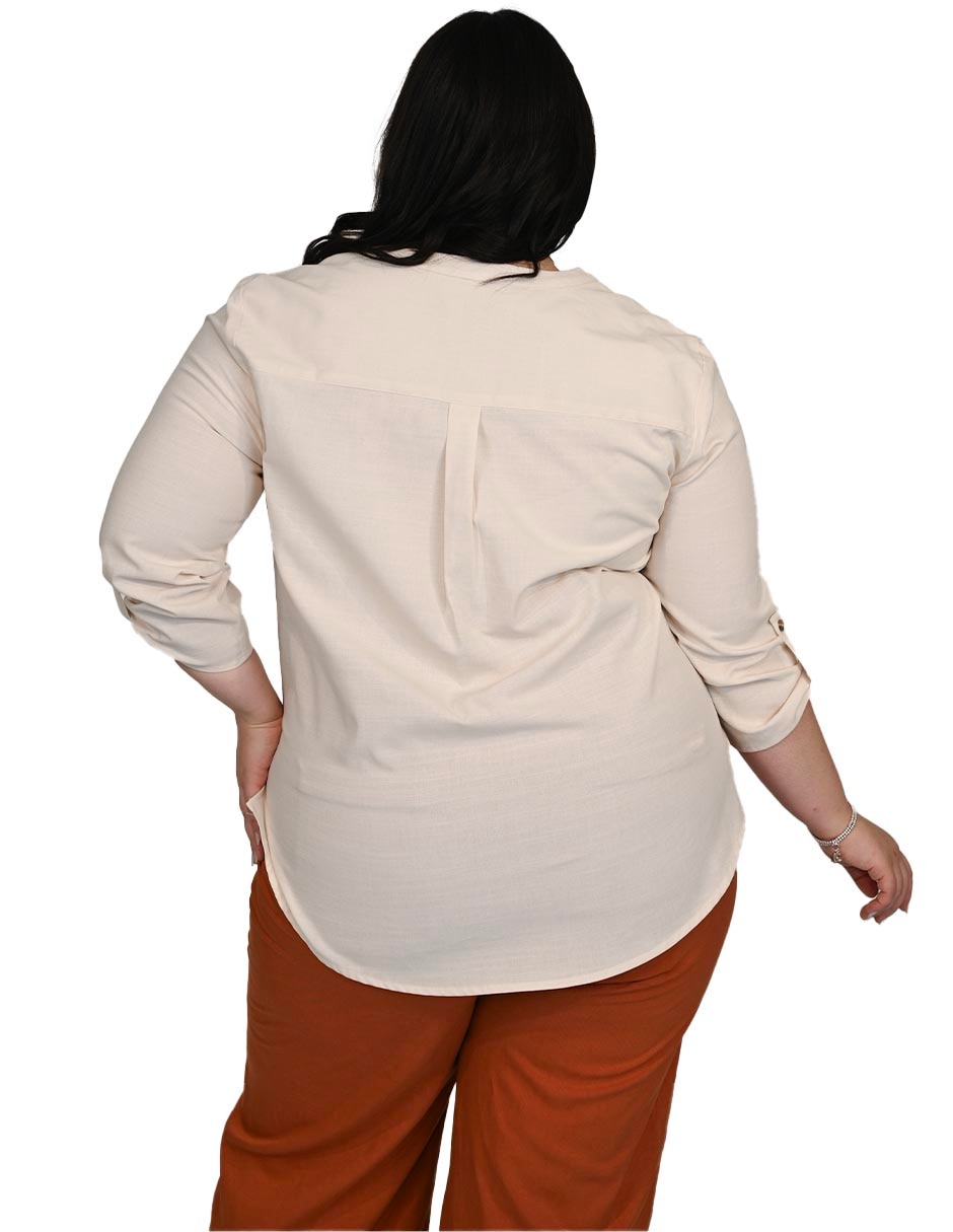 Blusa ivy manga 3/4 para mujer 3