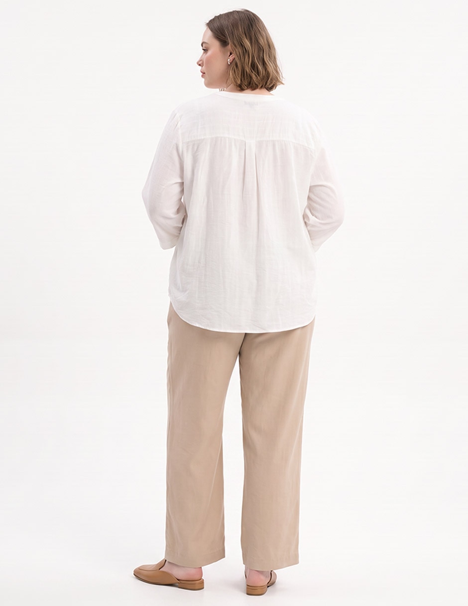 Blusa manga 3/4 para mujer 4