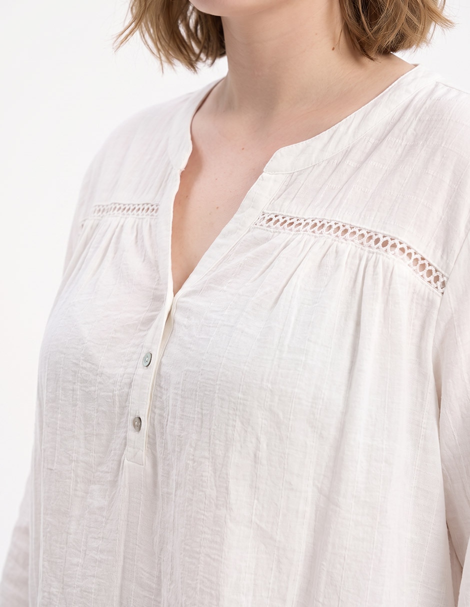 Blusa manga 3/4 para mujer 2