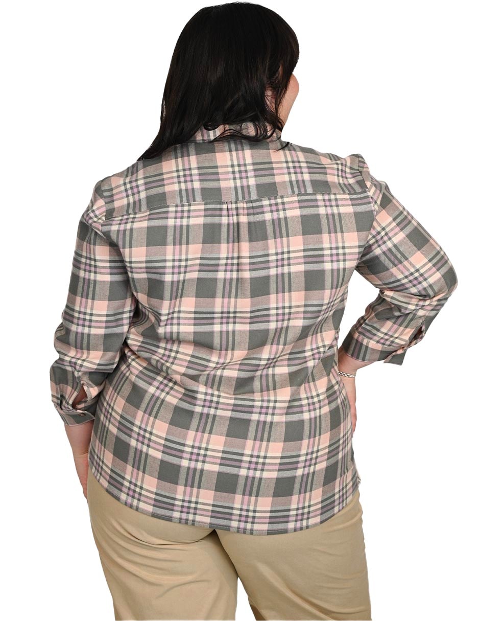 Blusa ferrioni barrow manga 3/4 para mujer