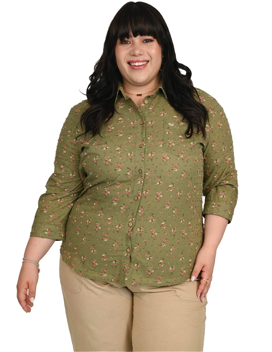 Blusa tainy manga 3/4 para mujer Blusa tainy manga 3/4 para mujer