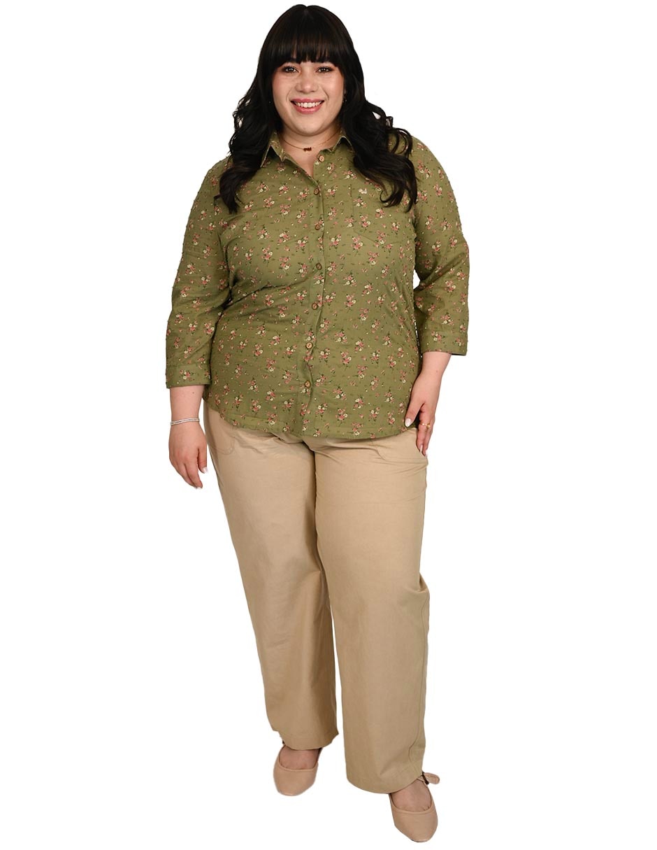 Blusa tainy manga 3/4 para mujer 2