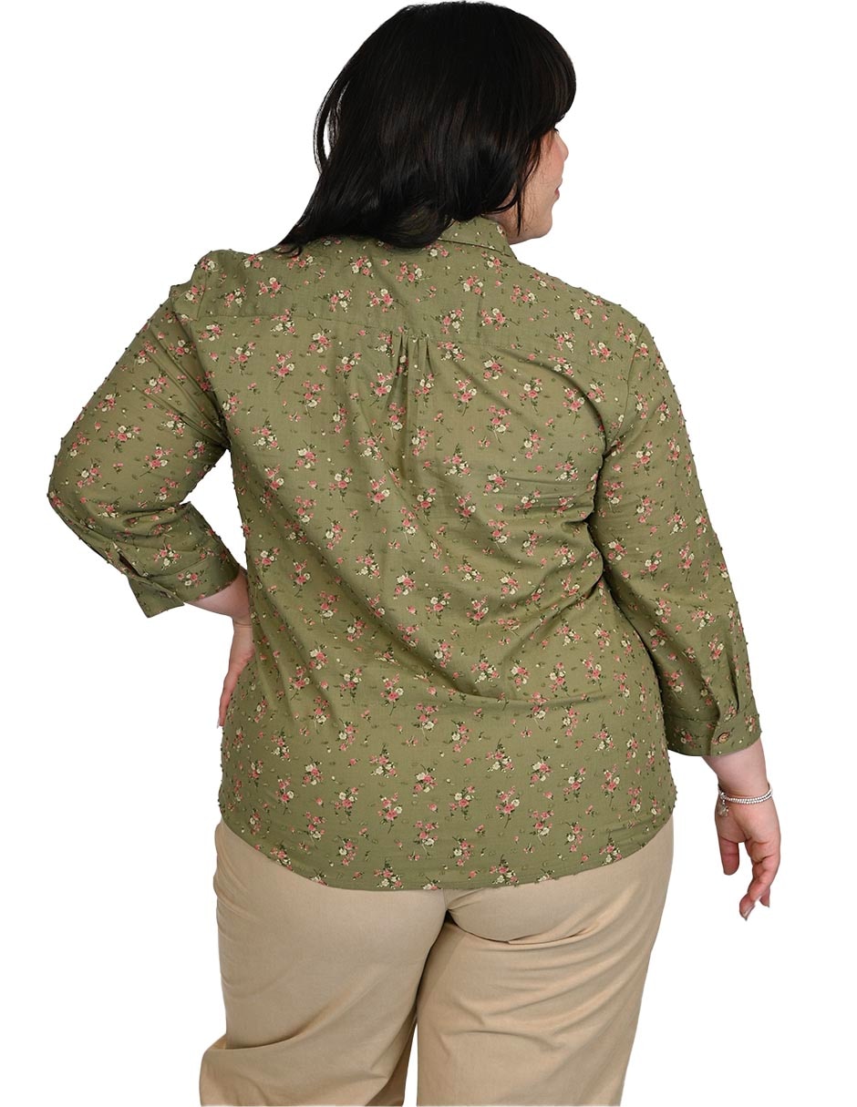 Blusa tainy manga 3/4 para mujer 3