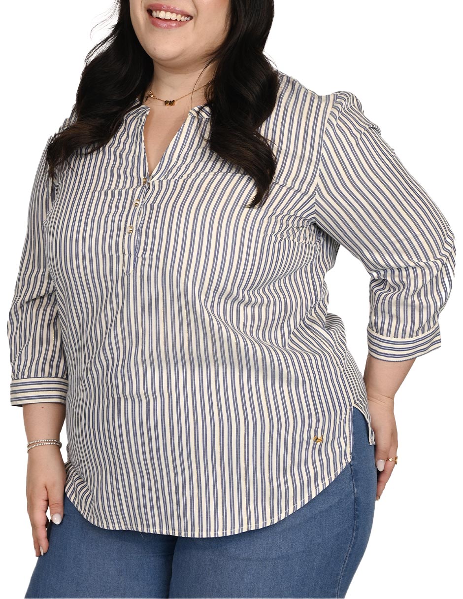 Blusa nilda manga 3/4 para mujer 3