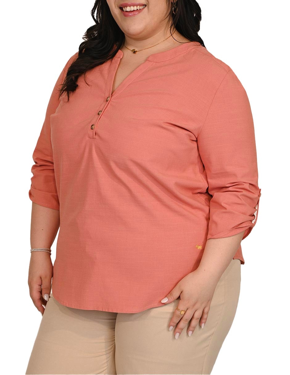 Blusa ivy manga 3/4 para mujer 3