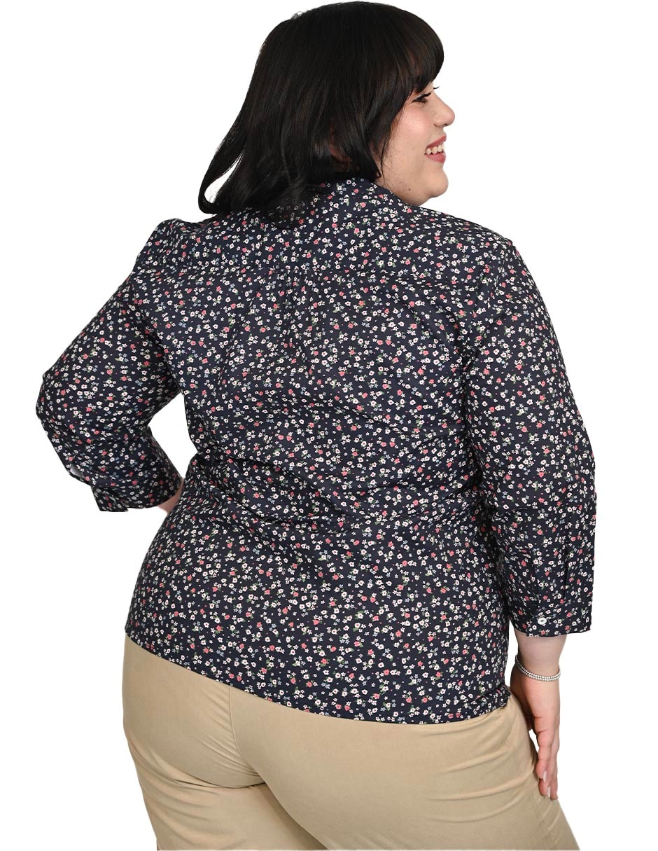 Blusa alina manga 3/4 para mujer 3