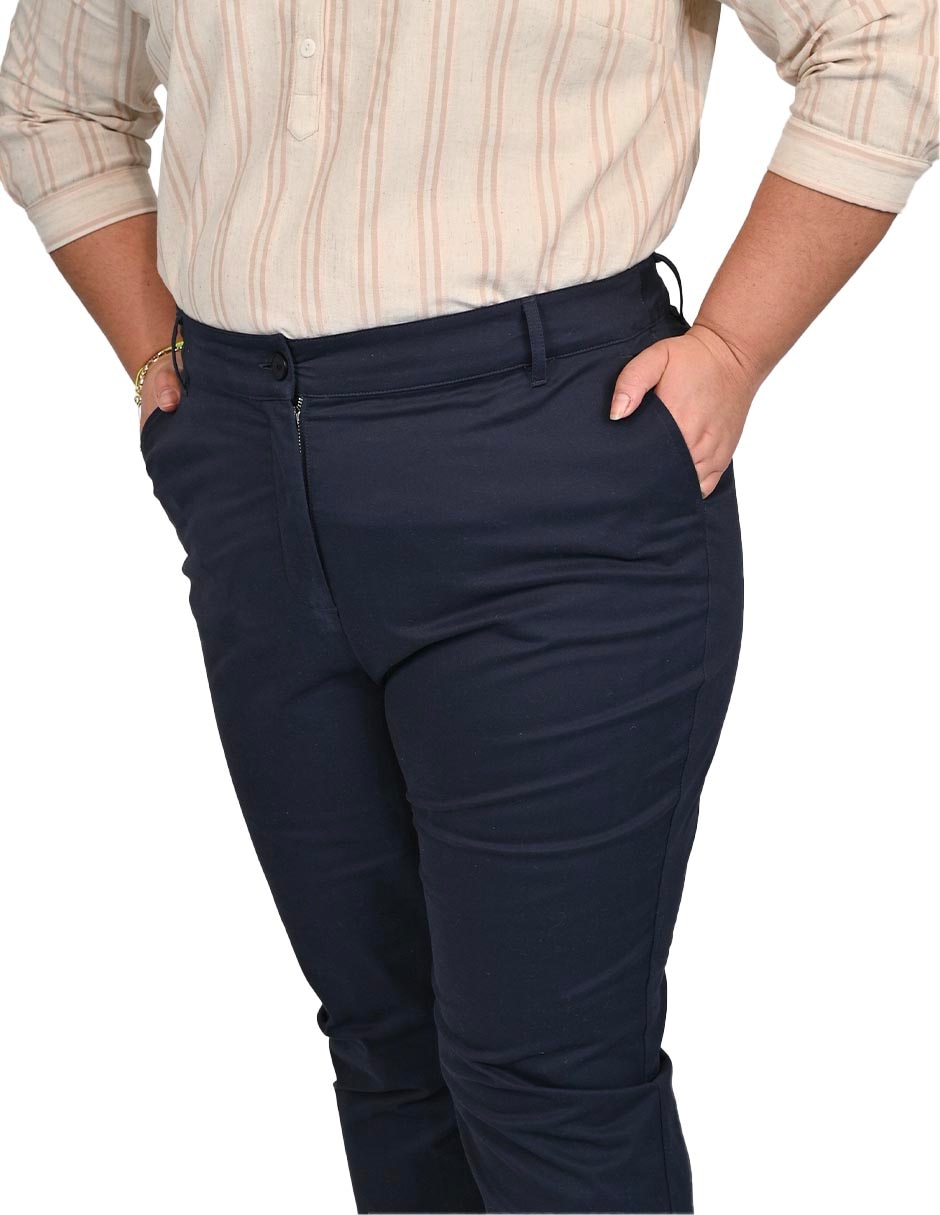 Pantalón regular amplio para mujer 2