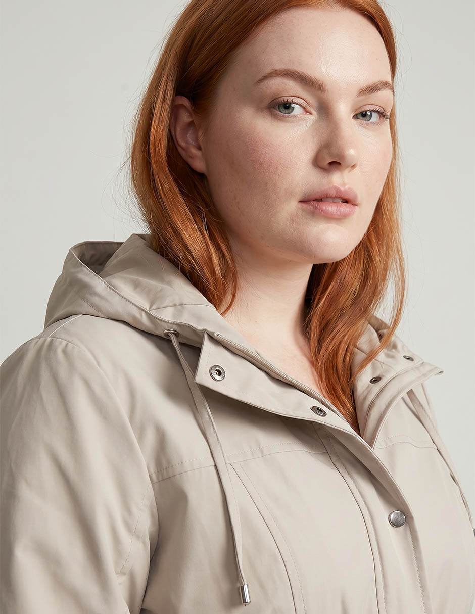 Chamarra parka impermeable para mujer 3