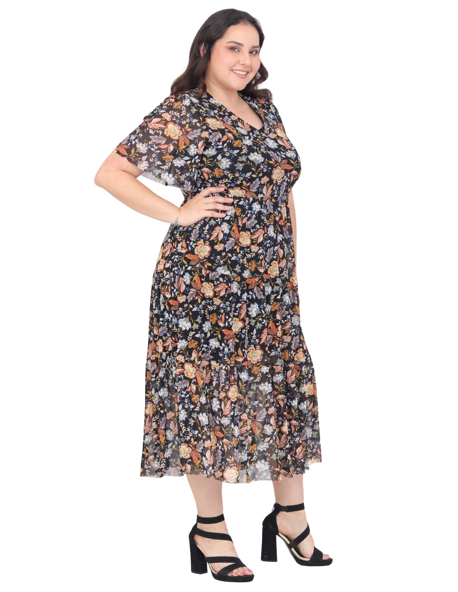 Vestido midi formal grupo aranda para mujer