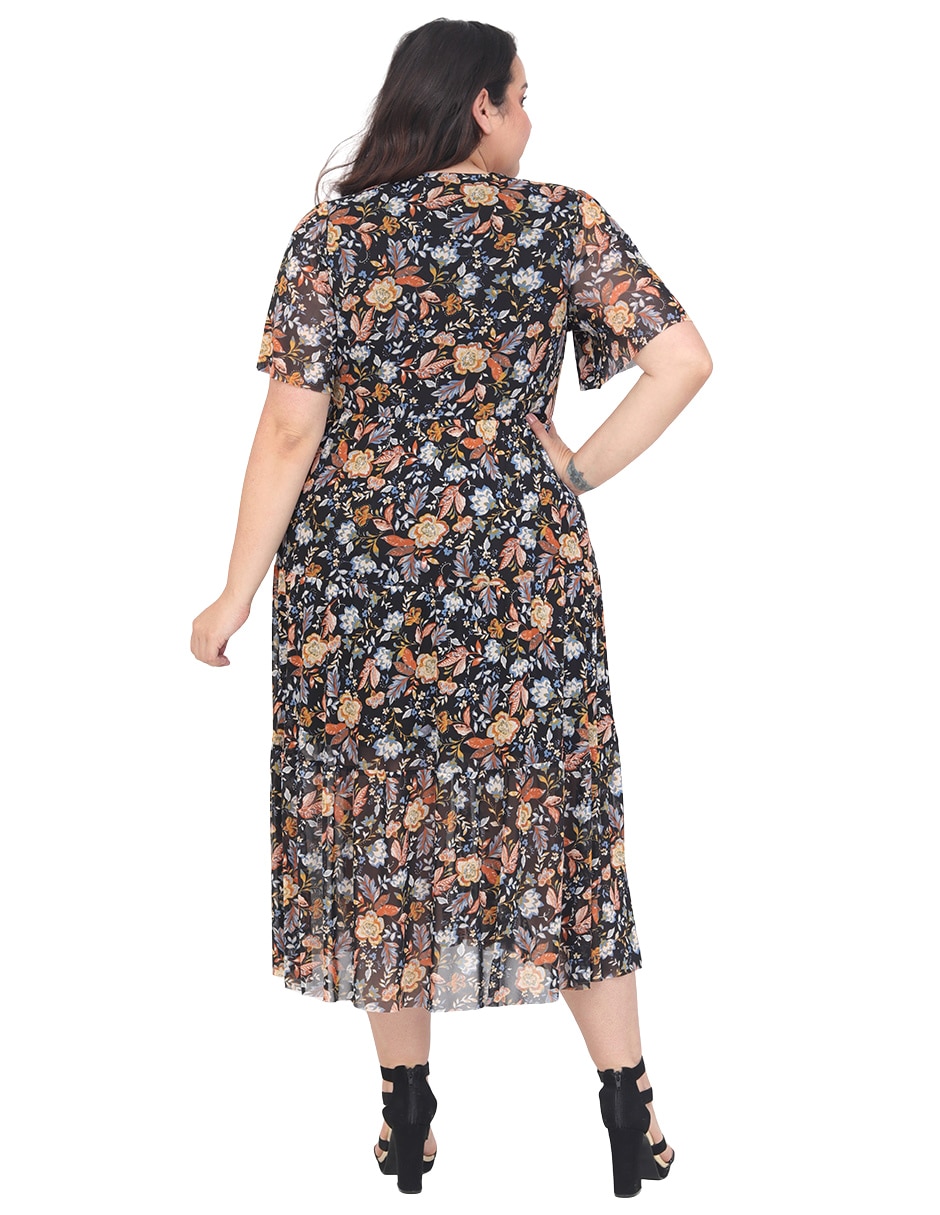 Vestido midi formal grupo aranda para mujer