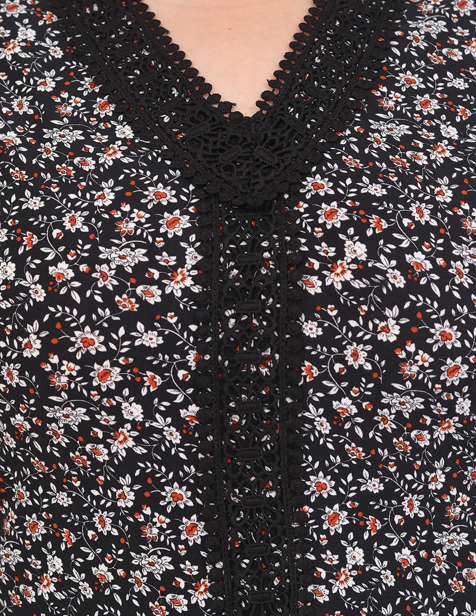 Blusa manga corta para mujer 3