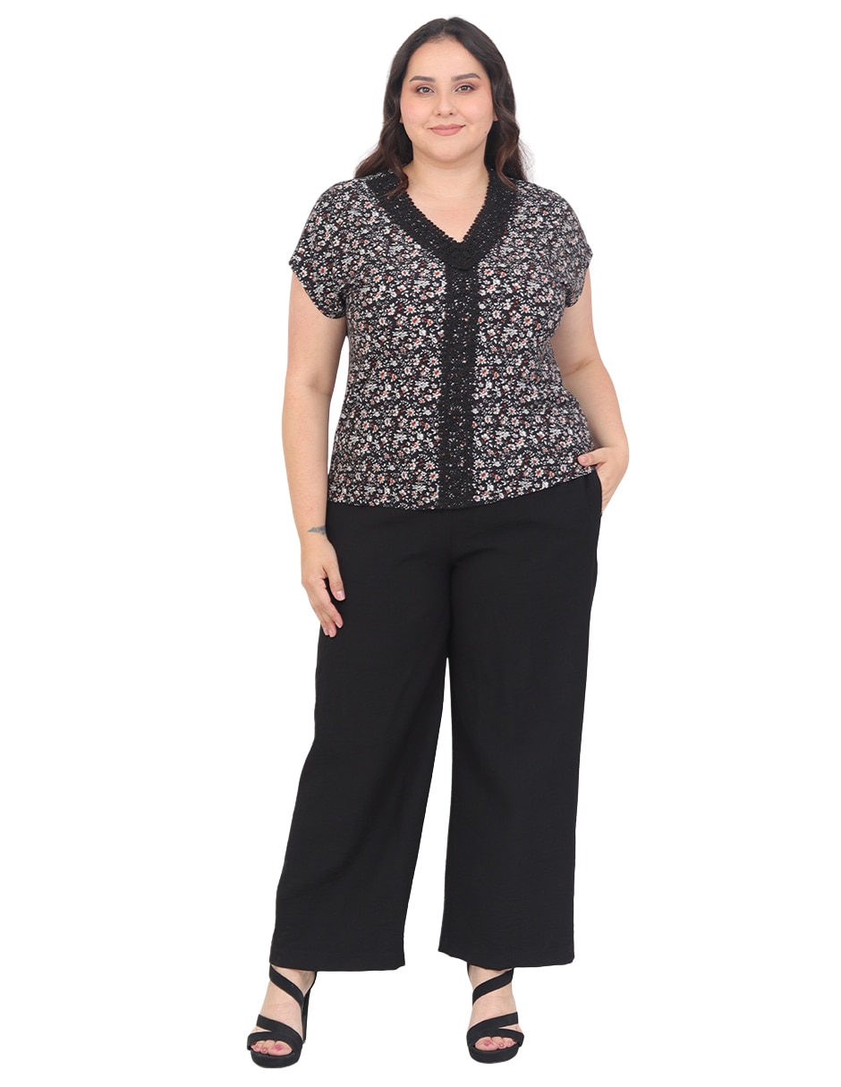 Blusa manga corta para mujer 5
