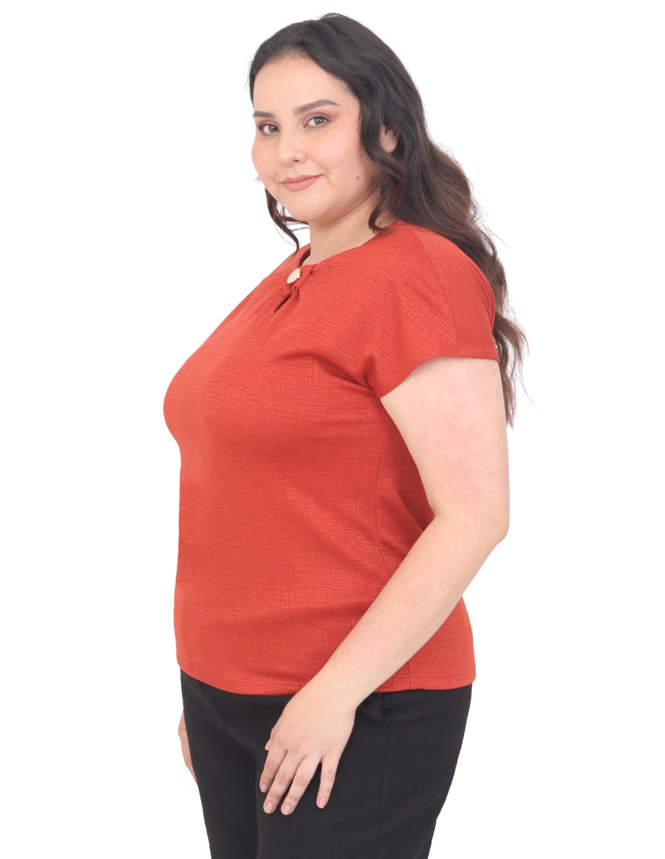 Blusa manga corta para mujer 2